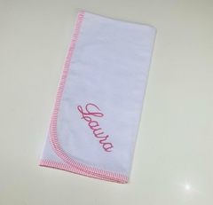 CUEIRO EM FLANELA INFANTIL COM NOME BORDADO - comprar online