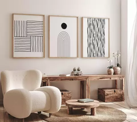 Cuadro Lineas con punto - comprar online