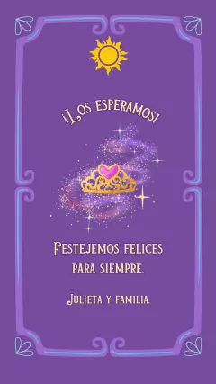 Imagen de Video Invitación Enredados