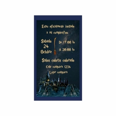 Invitación digital animada Hogwards - comprar online