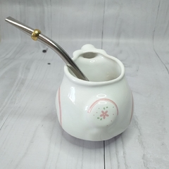 Mate Moto con bombilla coco en internet