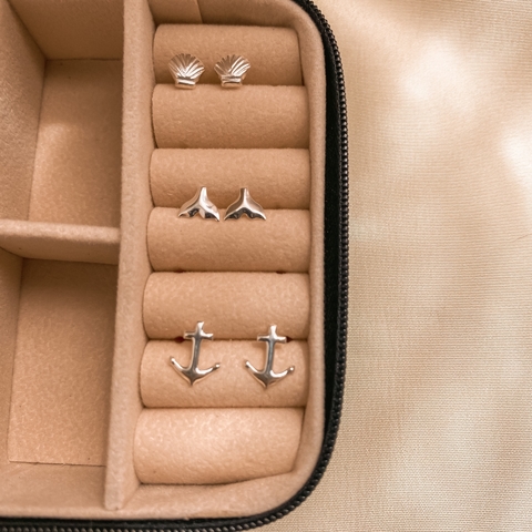 ref 136 brinco mares - semijoia Prata 925