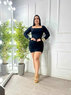 Vestido poliamida