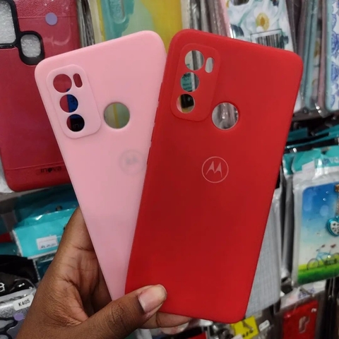 Capinha Case Silicone Aveludada Moto G60