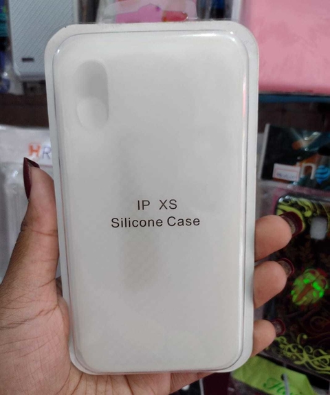 Capinha Silicone iPhone Xs