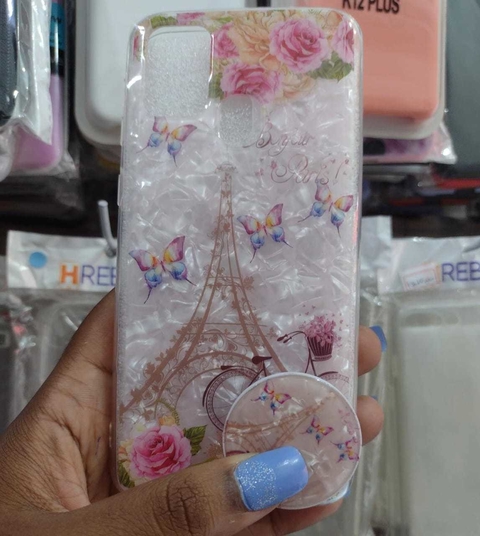 Capinha Estampada + Pop Socket Torre Eiffel Samsung Galaxy M31