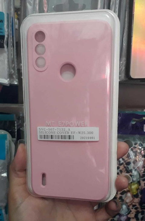 Capinha Case Silicone Aveludada Moto E7 Power