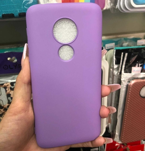 Capinha Case Silicone Aveludada Moto G7 Power