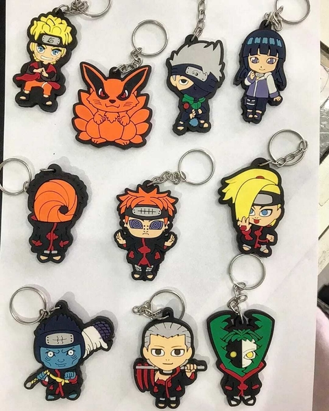 Chaveiro Personagem Naruto Emborrachado