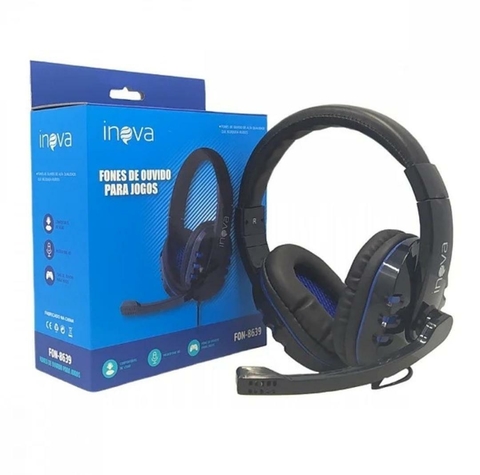 Fone De Ouvido Para Jogos Gamer Inova - Fon-8639