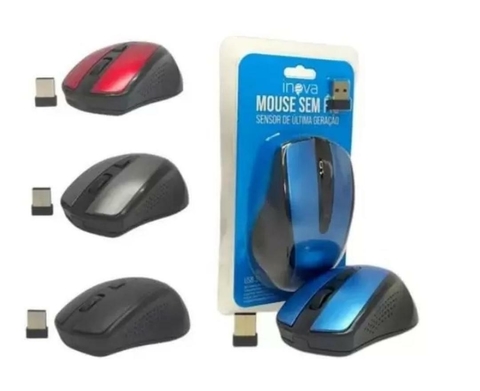 Mouse Optico Sem Fio Mou-8580 Inova