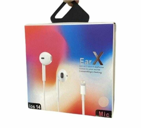 Fone De Ouvido Earx Original Earphones Para iPhone TOP-3016