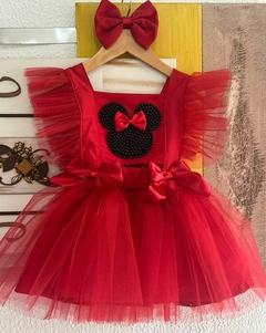 Romper Premium Minnie Vermelha