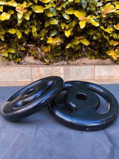 Anilha vazada emborrachada 10KG