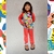 Kit Piyama + Pantuflas Carnaval Coral