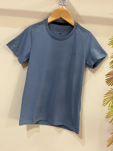 CAMISETA INF MC ESSENCIAL AZUL MÉDIO - comprar online