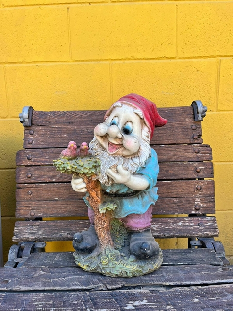 ENANO PAJAROS RESINA