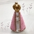 Imagem com acabamento em pérolas e strass de Nossa Senhora Aparecida mini - Casa Paiva Artigos Religiosos
