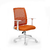 SILLA MINT APOYABRAZOS Y BASE BLANCA