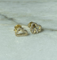 Aretes plata nubes