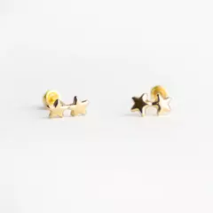 BROQUEL ESTRELLAS ORO 10KT - comprar en línea