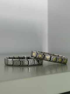 Pulsera de acero inoxidable diseño de estrella - comprar en línea