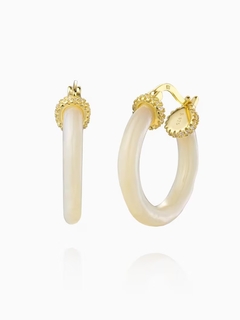 Aretes de madre perla