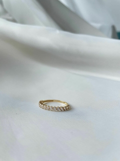 ANILLO ZIRCONIA ORO 10KT