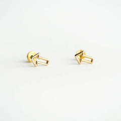 Broquel flecha oro 10kt