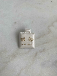 BROQUEL MARIPOSA ORO 10KT en internet