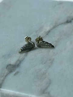 Aretes plata alas