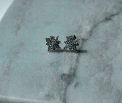 Aretes estrella plata