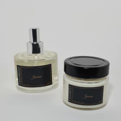 KIT DUO - VELA PERFUMADA 150G + HOME SPRAY 240ML - JASMIM - comprar online