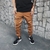 Calça jogger caramelo na internet
