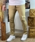 Calça cargo bege