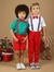 Calça Color infantil Vermelha - comprar online