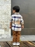 Camisa Social Xadrez marrom