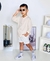 Bata Social Linho Bege M/L - comprar online