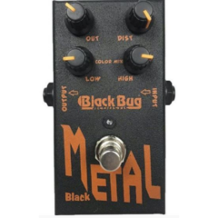 Pedal Black Bug Black Metal Distortion Heavy Metal