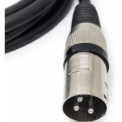 Cabo Microfone / Dmx - Xlr / Canon Balanceado 3 Metros na internet