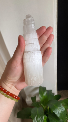 Torre de Selenita G - Purificação Energética e Conexão Espiritual - comprar online