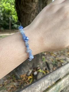 Pulseira Quartzo Azul - Calma, Paz e Boa Comunicação