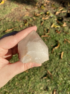 Ponta de Quartzo Cristal - Clareza Mental, Cura e Amplia Energias - Amozen