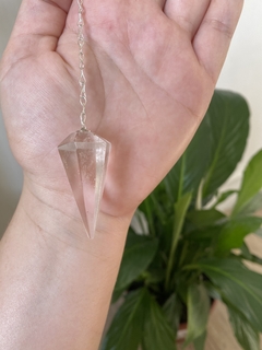 Pêndulo de Quartzo Cristal - Clareza Mental, Cura e Amplia Energias na internet
