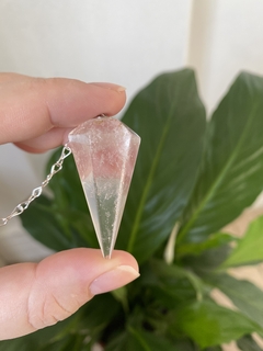 Pêndulo de Quartzo Cristal - Clareza Mental, Cura e Amplia Energias - comprar online