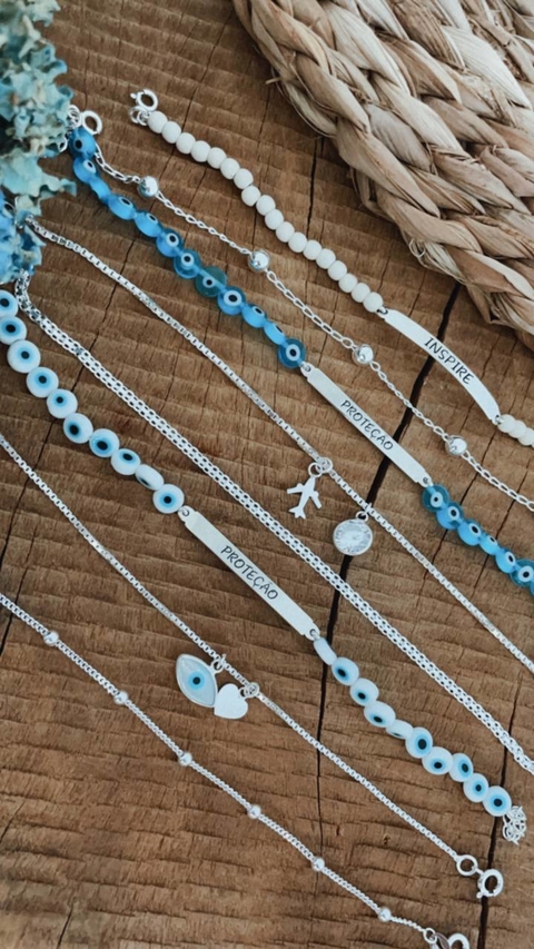 Pulseira Olho Grego - Prata 925