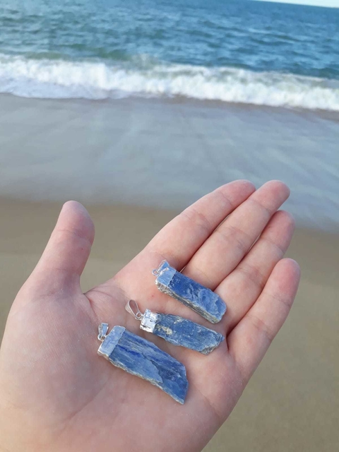 Pingente Cianita Azul - Proteção e Conexão Espiritual