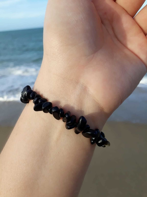 Pulseira Obsidiana Preta - Proteção e Autoconhecimento
