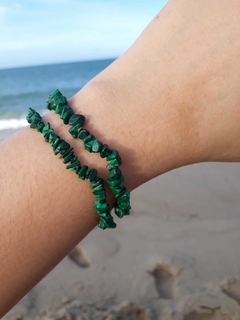 Pulseira Malaquita - Mudanças Positiva, Prosperidade e Saúde - comprar online