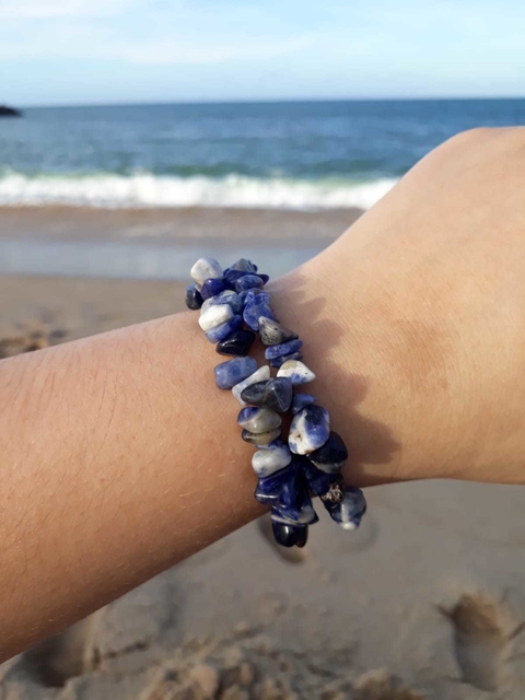 Pulseira Sodalita - Concentração, Saúde Mental e Comunicação